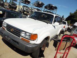 1996 TOYOTA LAND CRUISER WHITE 4.5L AT 4WD Z17771